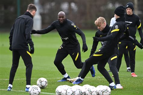 lukaku chelsea training